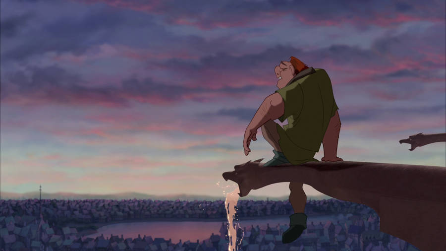 Hunchback Of Notre Dame Sitting Dangerously Wallpaper