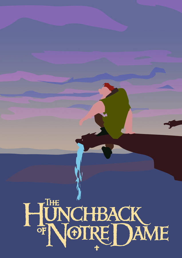 Hunchback Of Notre Dame Vector Art Wallpaper