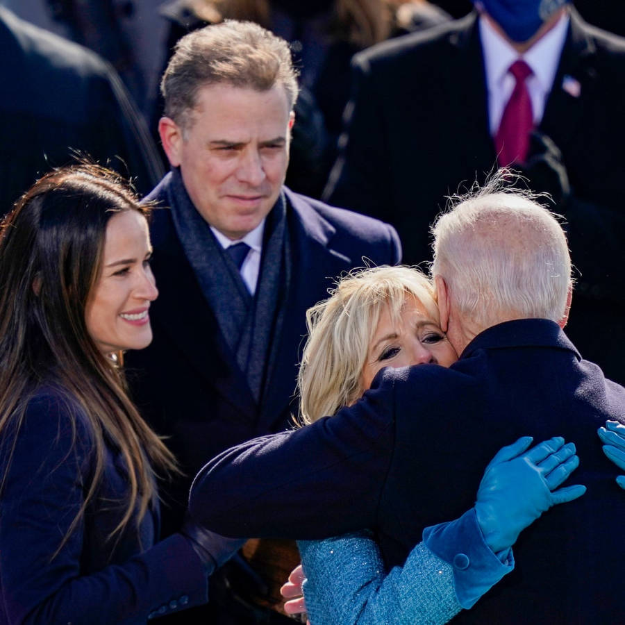 Hunter Biden Looking On Wallpaper