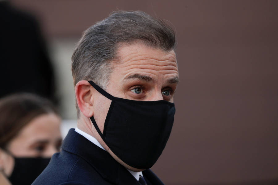 Hunter Biden With Mask Wallpaper