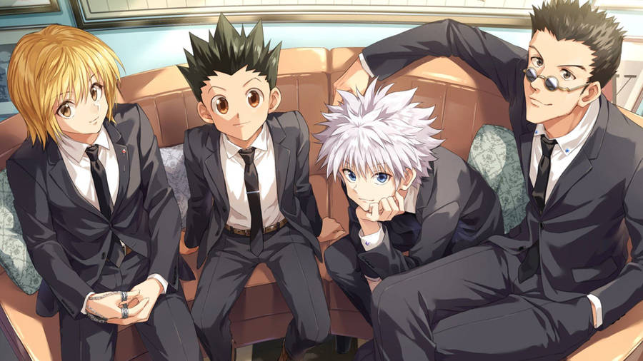 Hunter X Hunter Anime 4k Main Characters Wallpaper