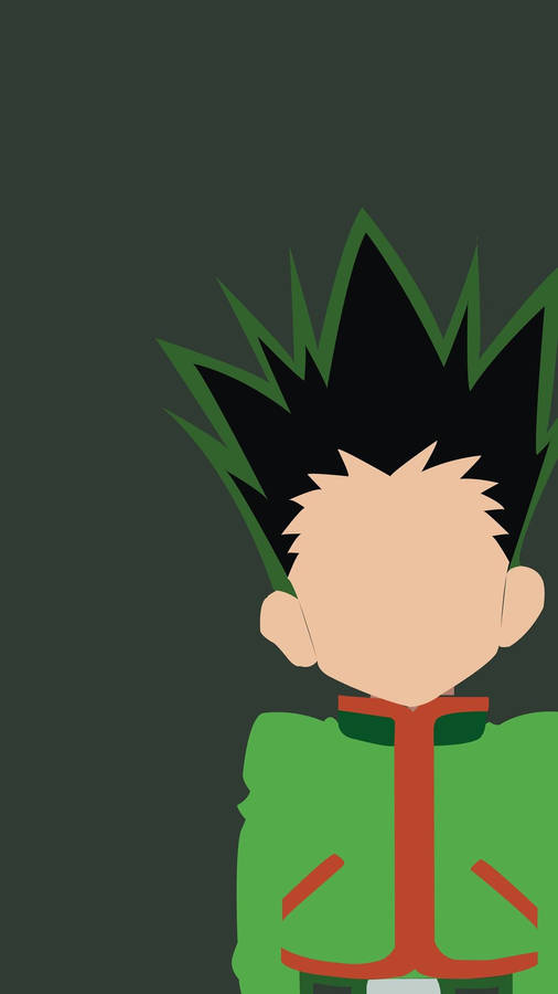 Hunter X Hunter Freecss In Vector Phone Wallpaper