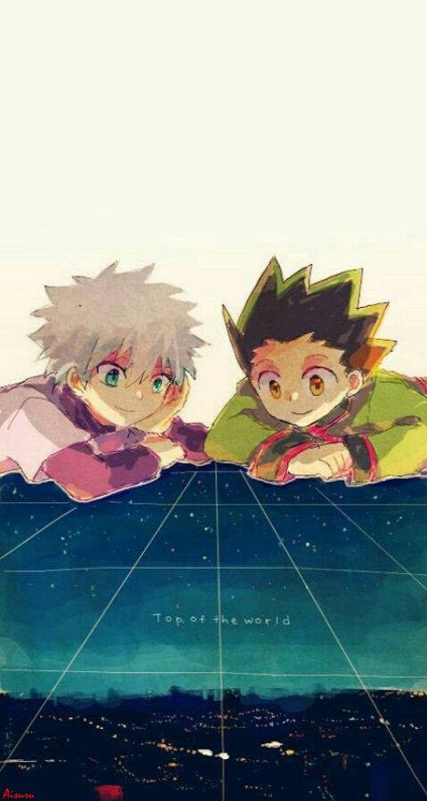 Hunter X Hunter Freecss & Killua Phone Wallpaper