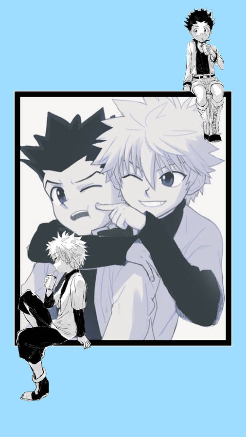 Hunter X Hunter Gon And Killua Aesthetic Wallpaper