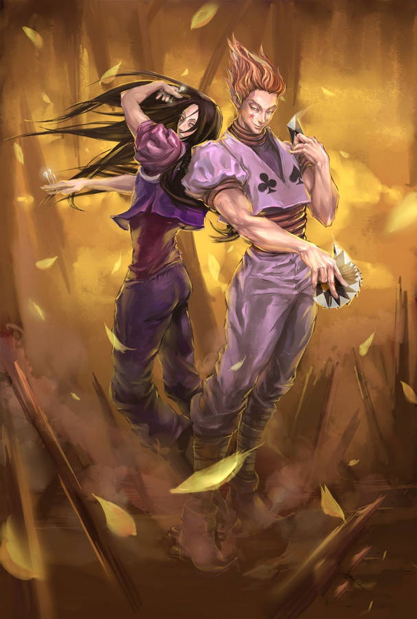 Hunter X Hunter Hisoka Illumi Phon Wallpaper