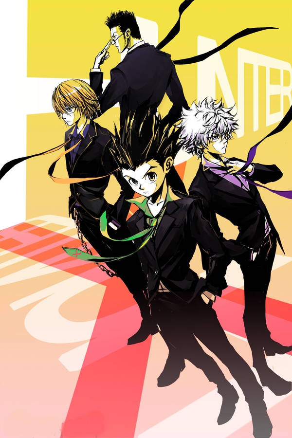 Hunter X Hunter Lead Cast Phone Wallpaper