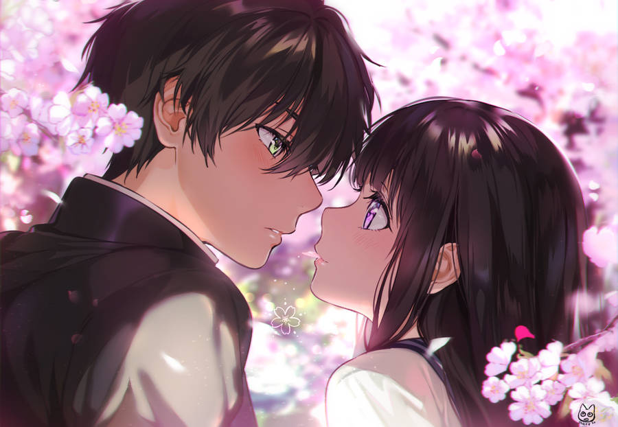 Hyouka Almost Kiss Wallpaper