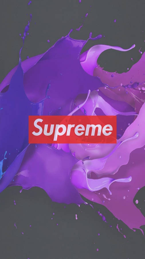 Hype Supreme Splash Wallpaper