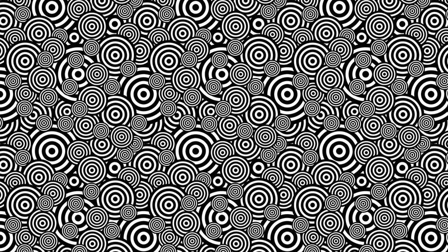 Hypnosis Concentric Circles Different Sizes Wallpaper