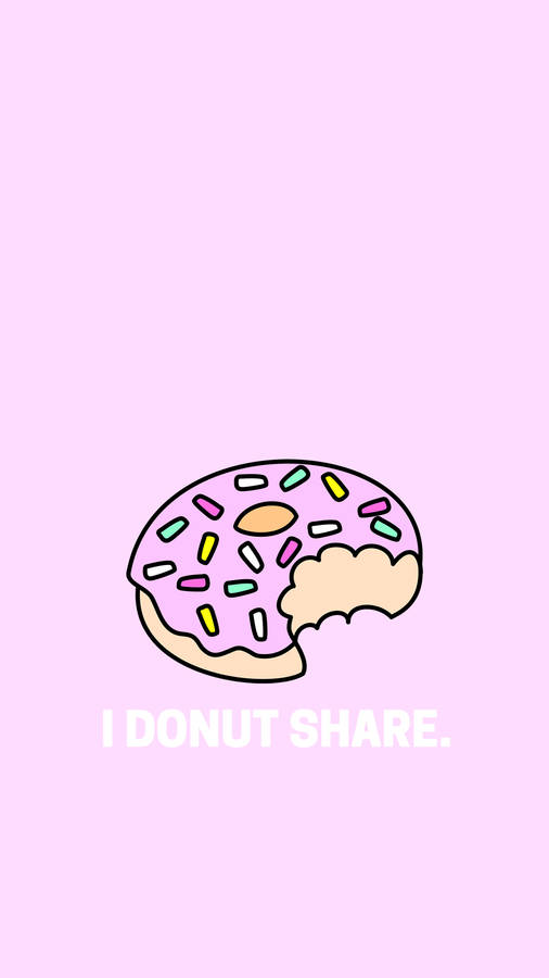 I Donut Share Art Wallpaper