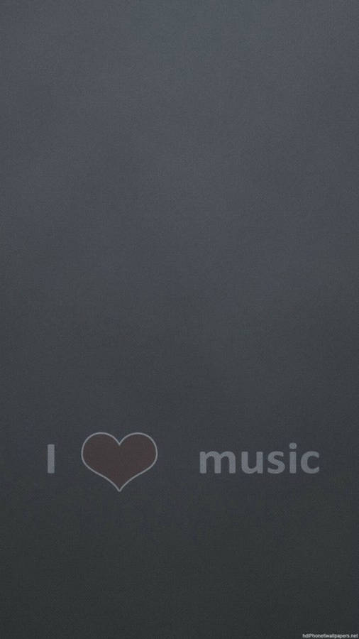 I Love Music Love Iphone Wallpaper