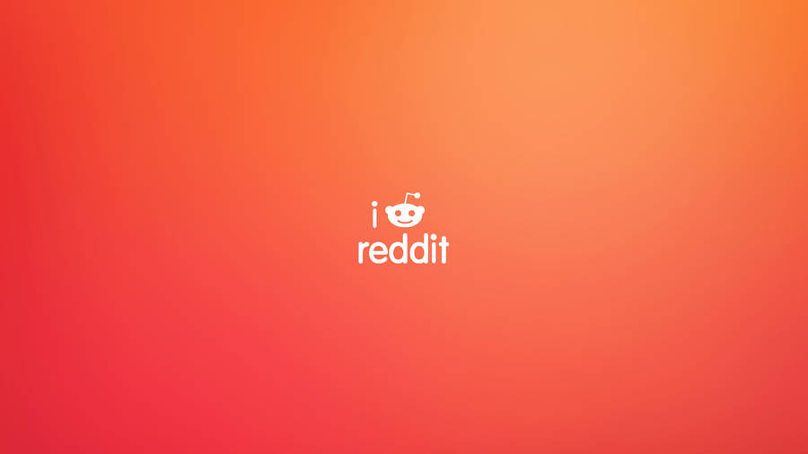 I Love Reddit Symbol Wallpaper