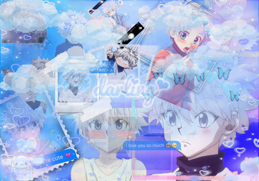 I Love You So Much Killua Aesthetic Wallpaper