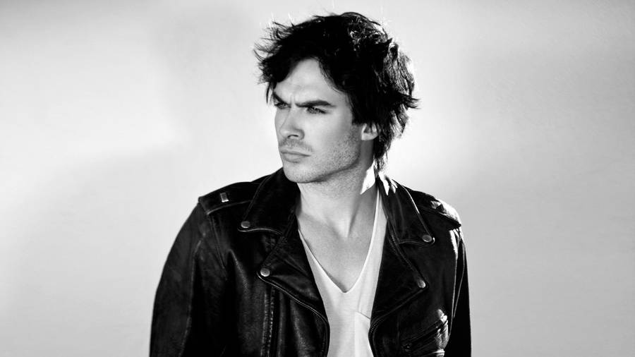 Ian Somerhalder In Monochromatic Photoshoot Wallpaper