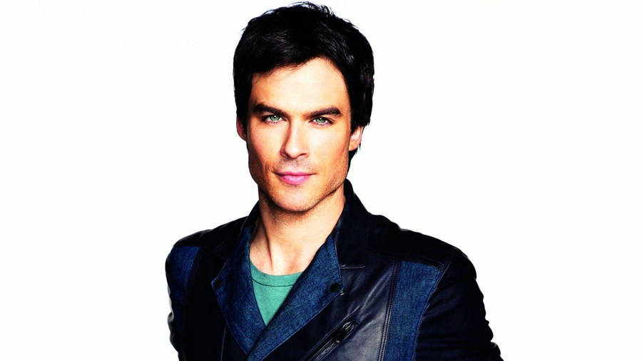 Ian Somerhalder White Background Illustration Wallpaper