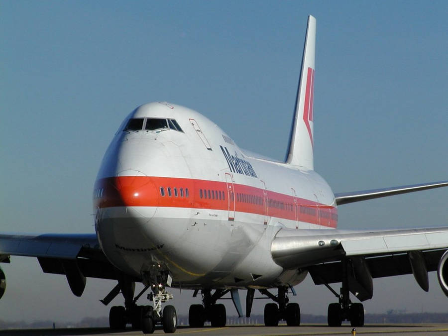 Iberia Airlines Airplane Front View Wallpaper