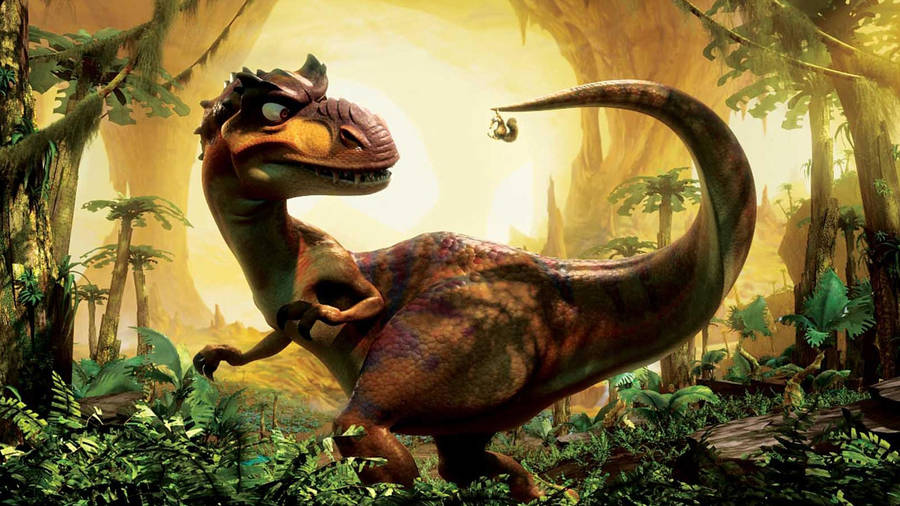 Ice Age Wild Dinosaur Wallpaper