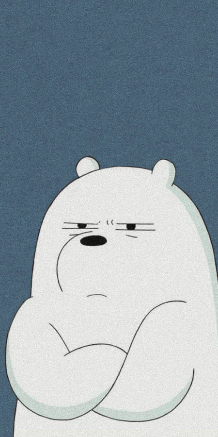 Ice Bear We Bare Bears Angry Wallpaper