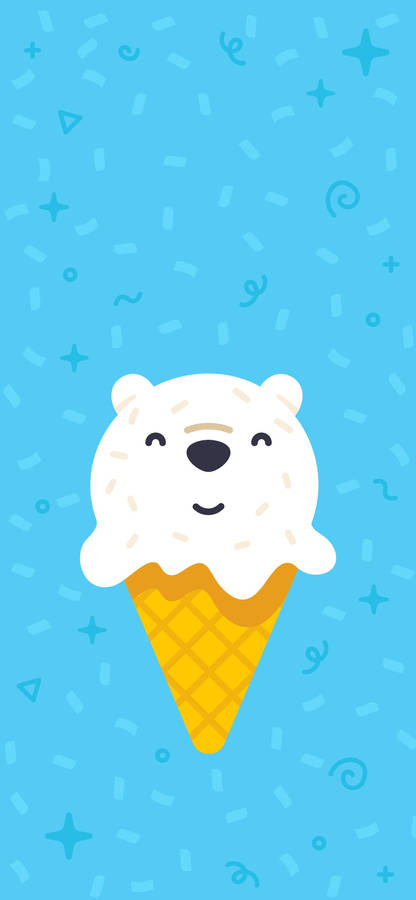 Ice Bear We Bare Bears Ice Cream Wallpaper