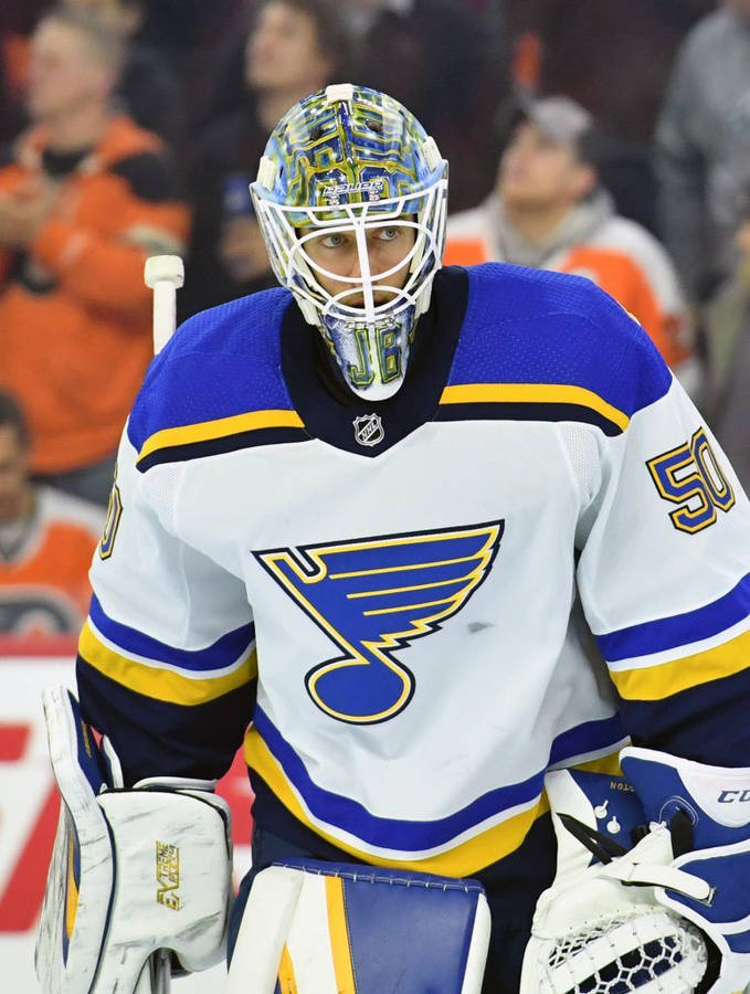 Ice Hockey Goaltender Jordan Binnington Wallpaper