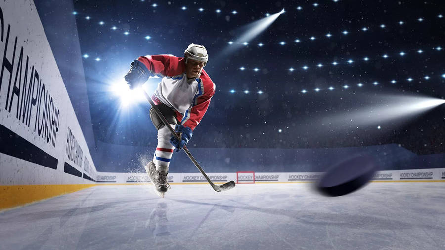 Ice Hockey Indoor Game Wallpaper