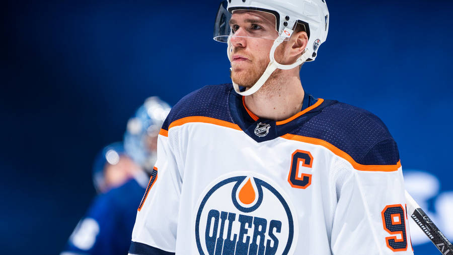 Ice Hockey Player Connor Mcdavid Wallpaper