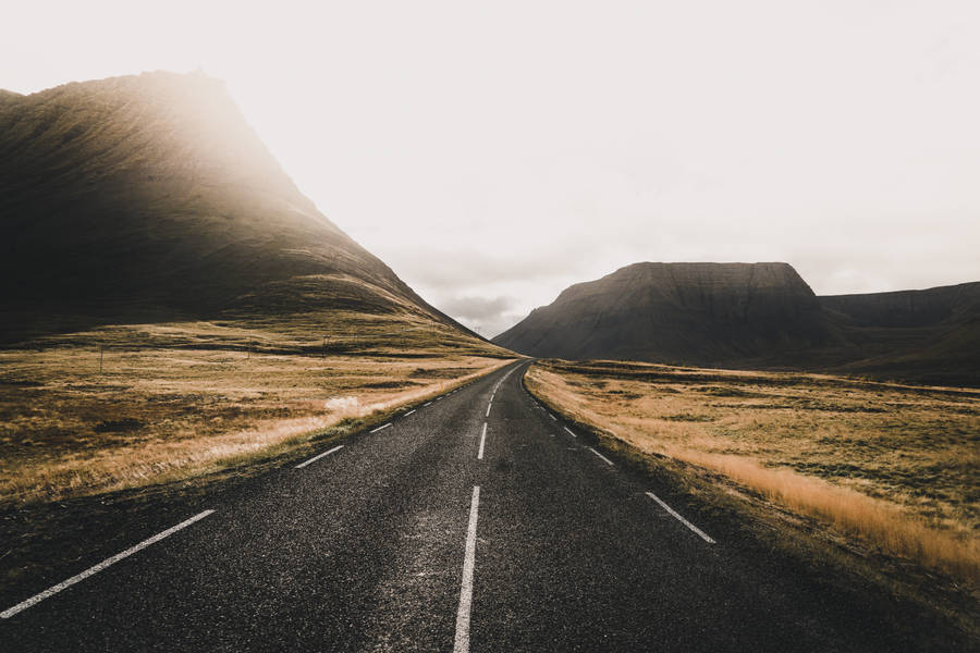 Iceland Roads Cool Ipad Wallpaper