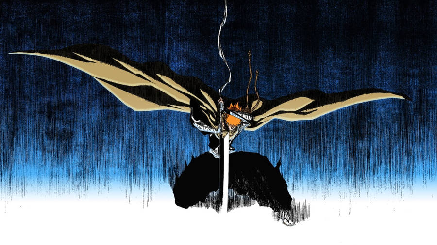 Ichigo Bankai Channels Reiryoku Wallpaper