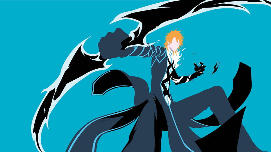 Ichigo Bankai Vector Art Wallpaper