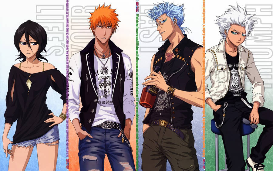 Ichigo Kurosaki And Friends Wallpaper