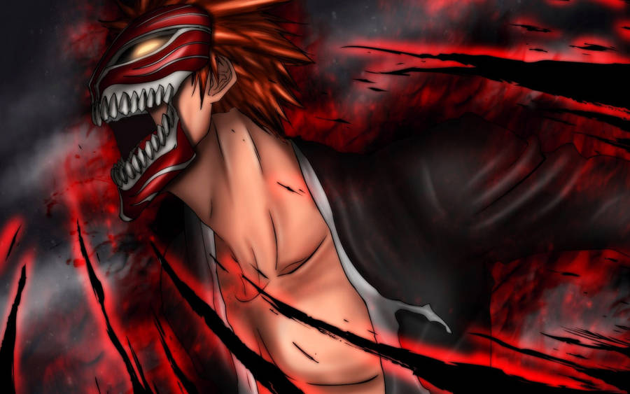 Ichigo Vizard Mask Bleach 4k Ultra Hd Wallpaper