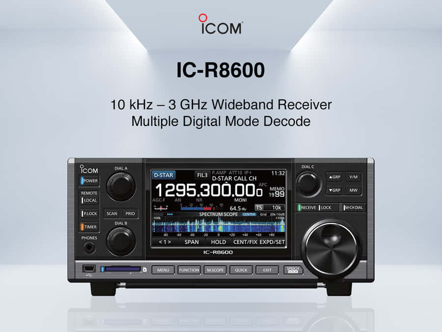 Icom Ic-r8600 Digital Radio Receiver Wallpaper