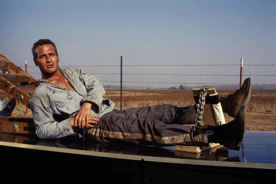 Iconic Actor Paul Newman Wallpaper