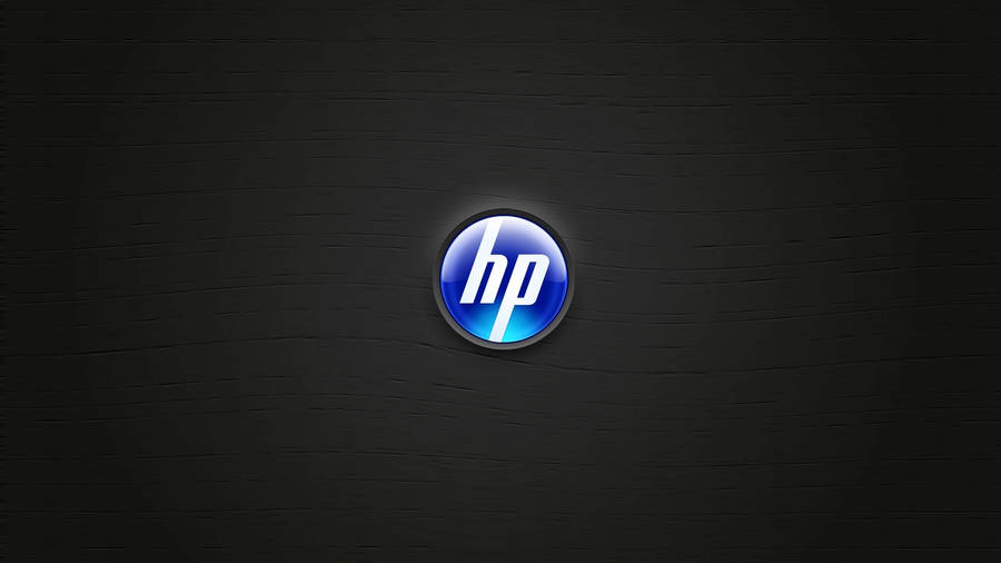 Iconic Blue Hp Laptop Logo Wallpaper