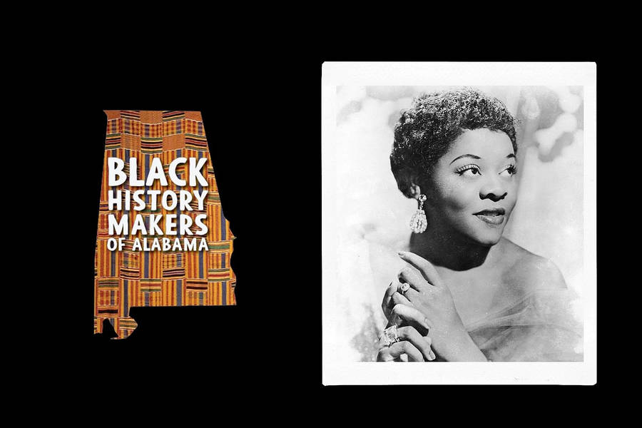 Iconic Jazz Singer Dinah Washington's Artistic Representation Wallpaper