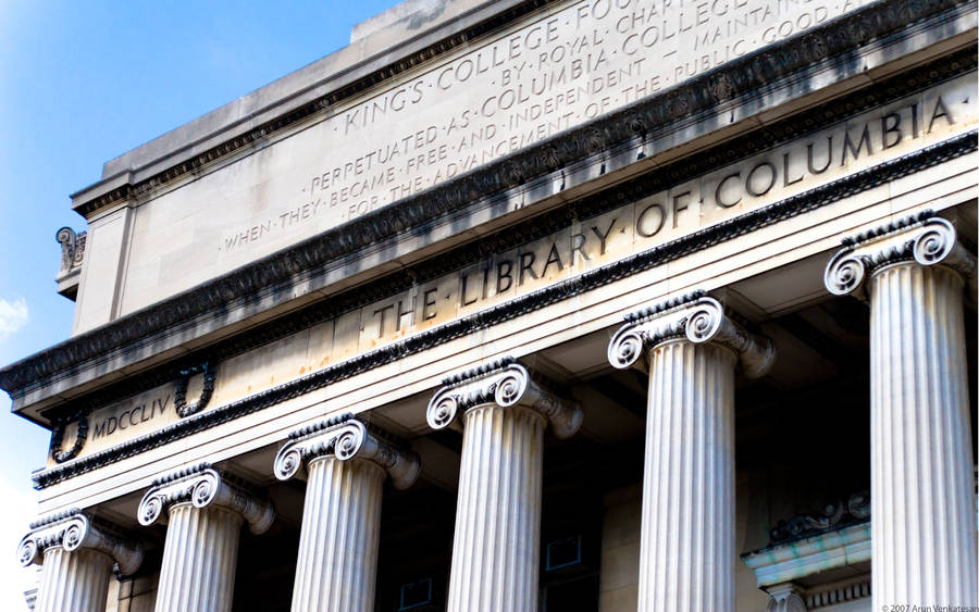 Iconic Low Memorial Library At Columbia University Wallpaper