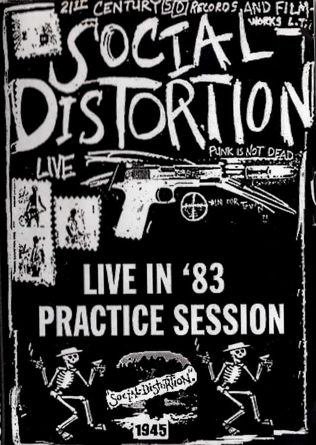 Iconic Punk Rock Manifestation - Social Distortion Wallpaper