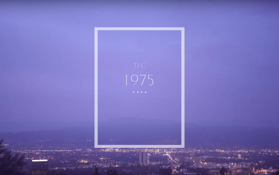 Iconic The 1975 Logo Wallpaper