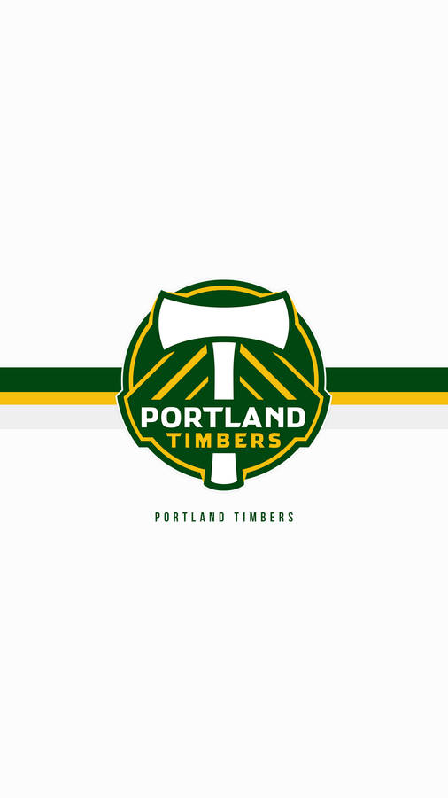 Iconic White Ax Logo Of The Portland Timbers Wallpaper