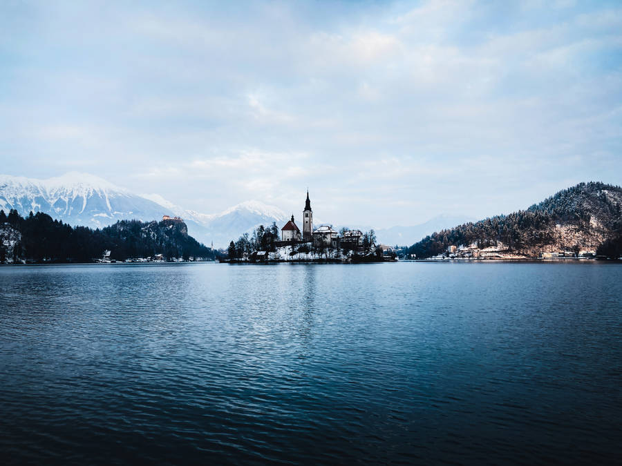 Idyllic Slovenia Lake Bled Wallpaper