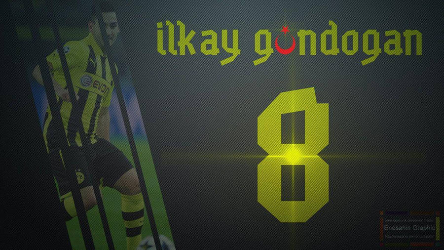 Ilkay Gundogan Photo With Jersey Number Wallpaper