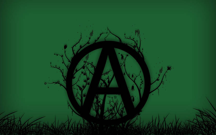 Illuminati Green Anarchy Wallpaper