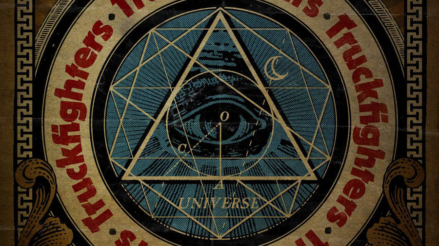 Illuminati Vintage Symbol Wallpaper