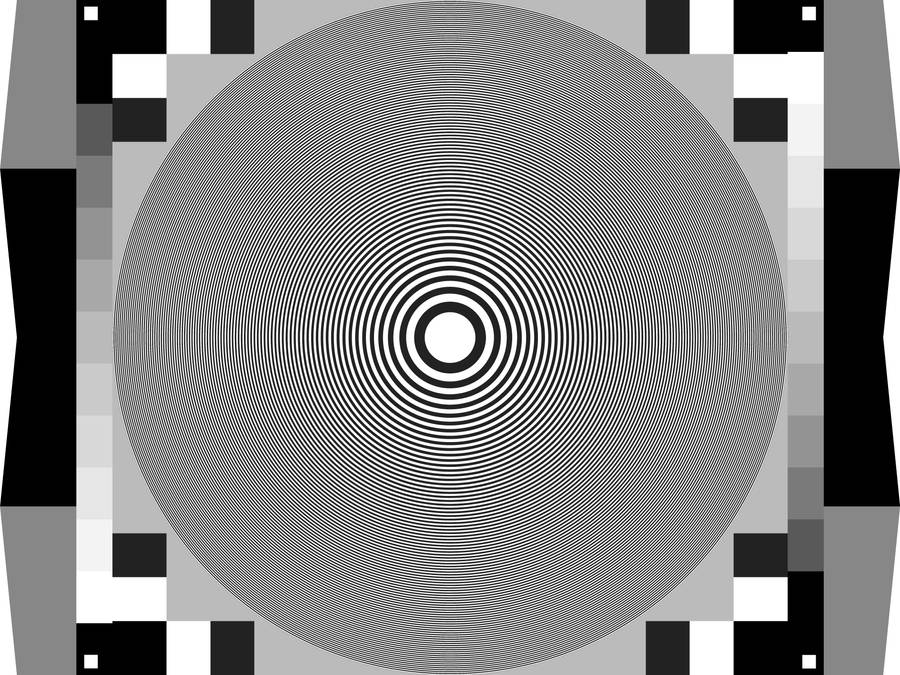 Illusion Circles And Squares Wallpaper