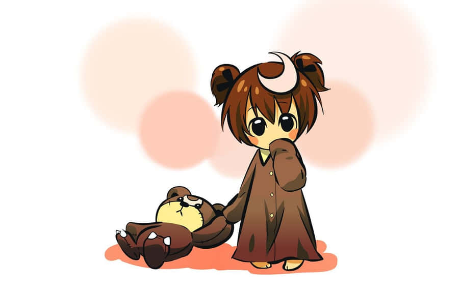 Image Cheerful Baby Anime Girl Wallpaper