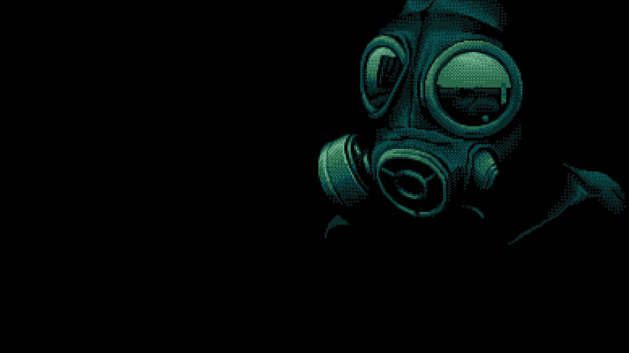 Image Dark Pixel Blazing Light Wallpaper