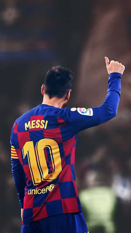 Image 'lionel Messi, King Of Football' Wallpaper