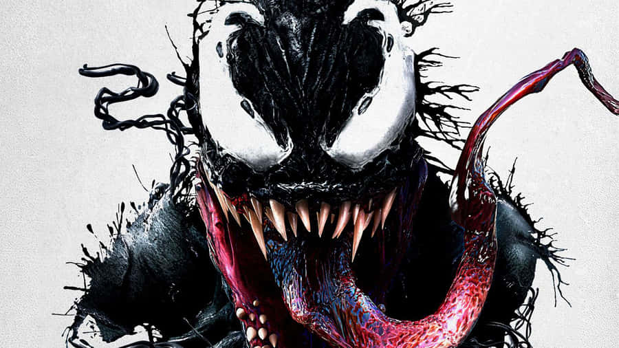 Image Magnified Abstract Details Of Venom Character Wallpaper
