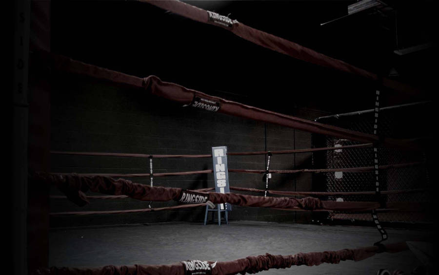 Image Man Jumping Rope In Boxing Ring Wallpaper