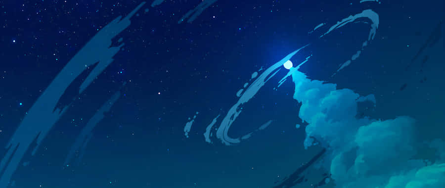 Image Neon Colored Digital Waveform Wallpaper